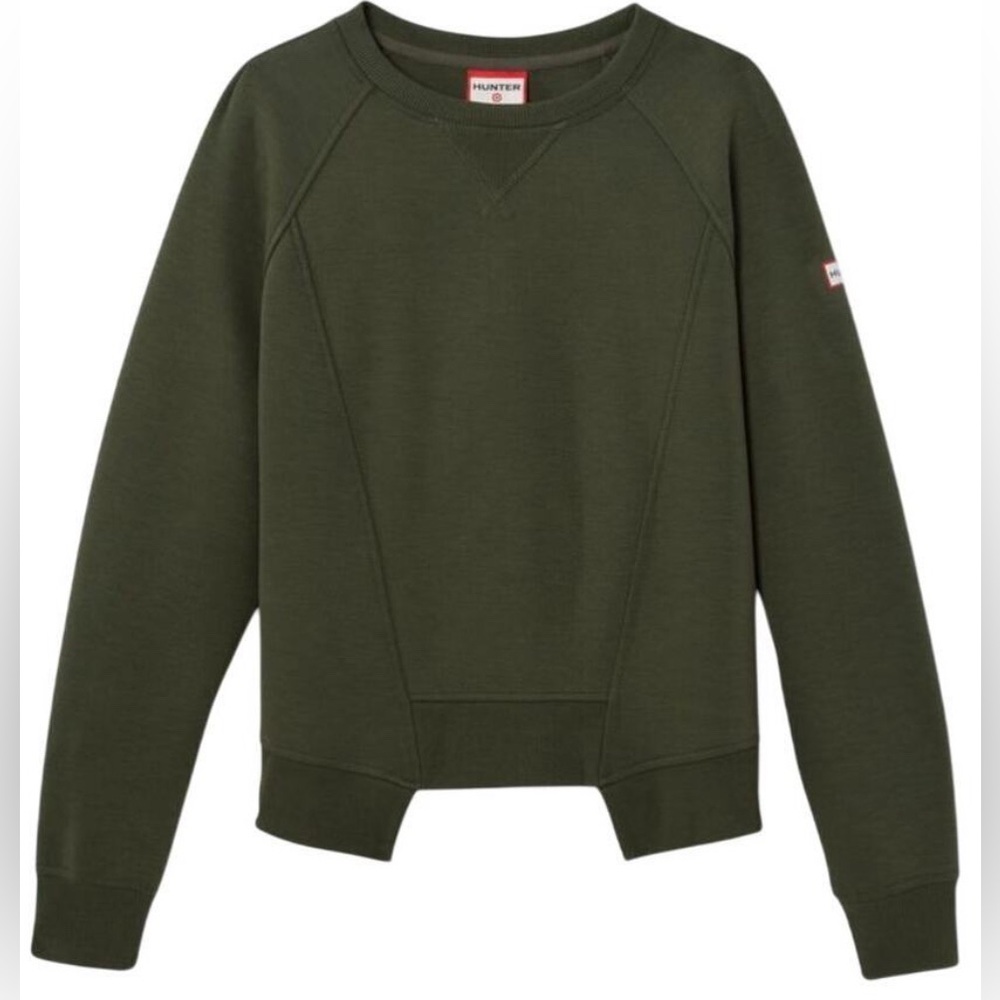 Hunter Women's Dark Green Crew Neck Sweater